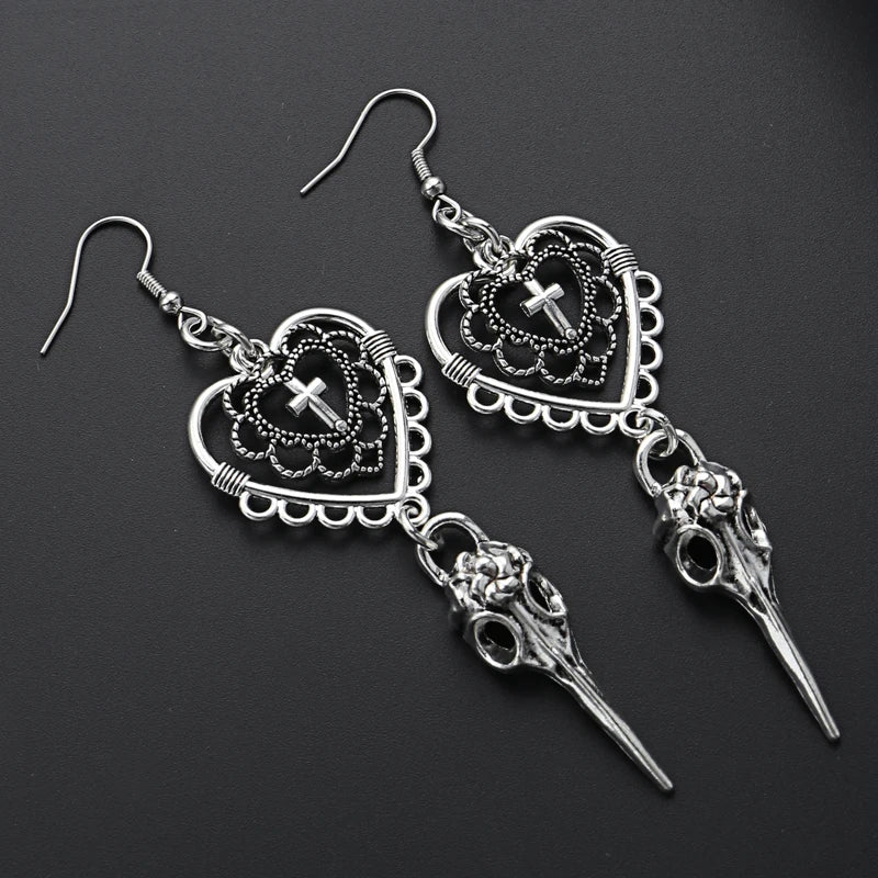 Boucles d’Oreilles Croix Gothiques