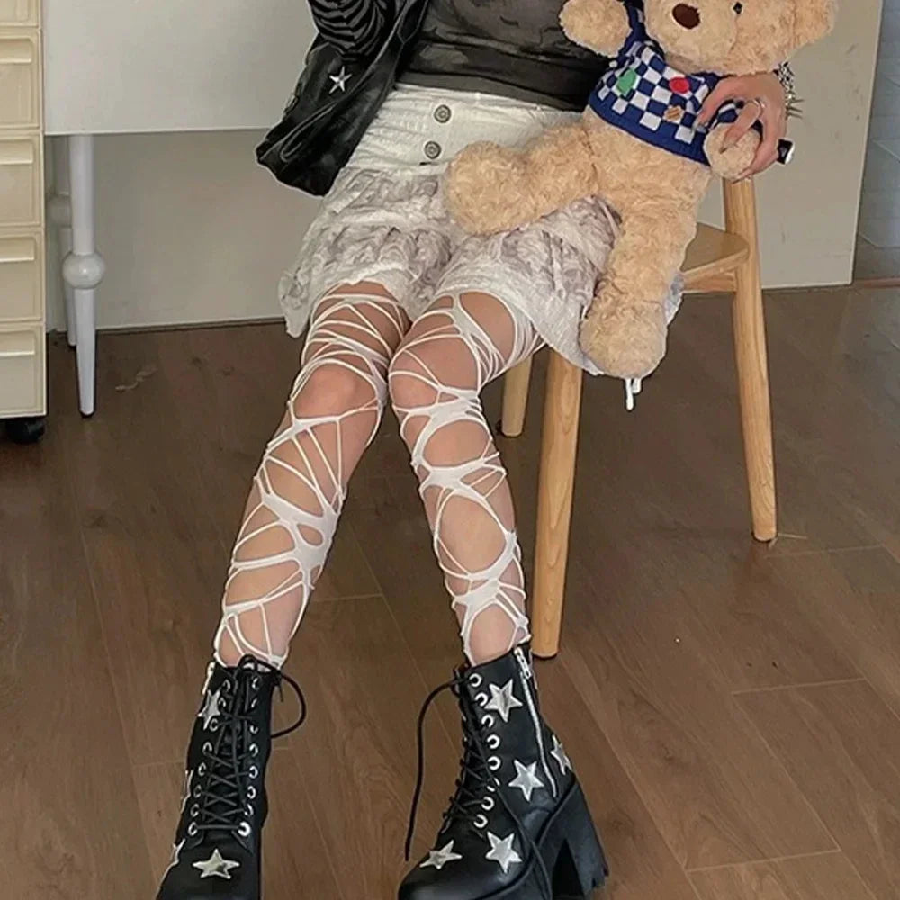 Collant Dechirer Gothique