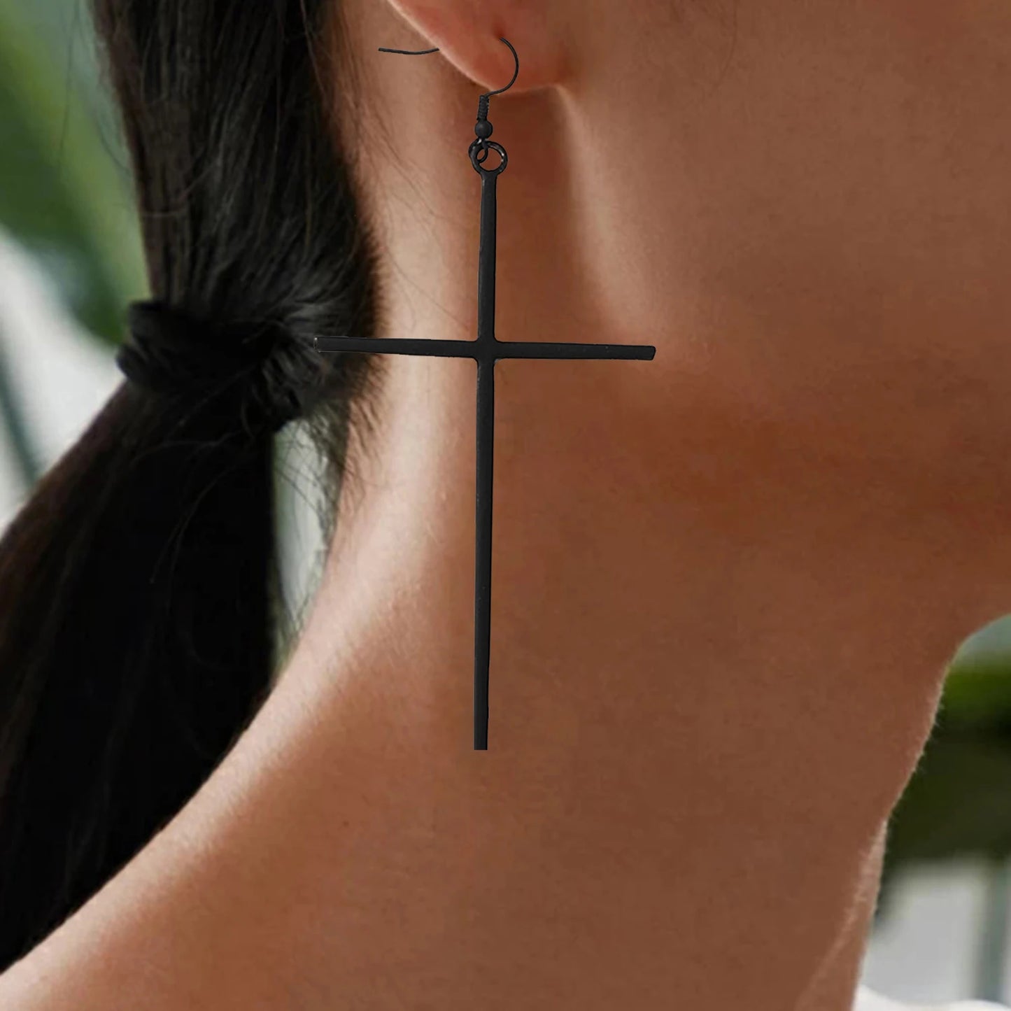 Boucles d'oreille Croix