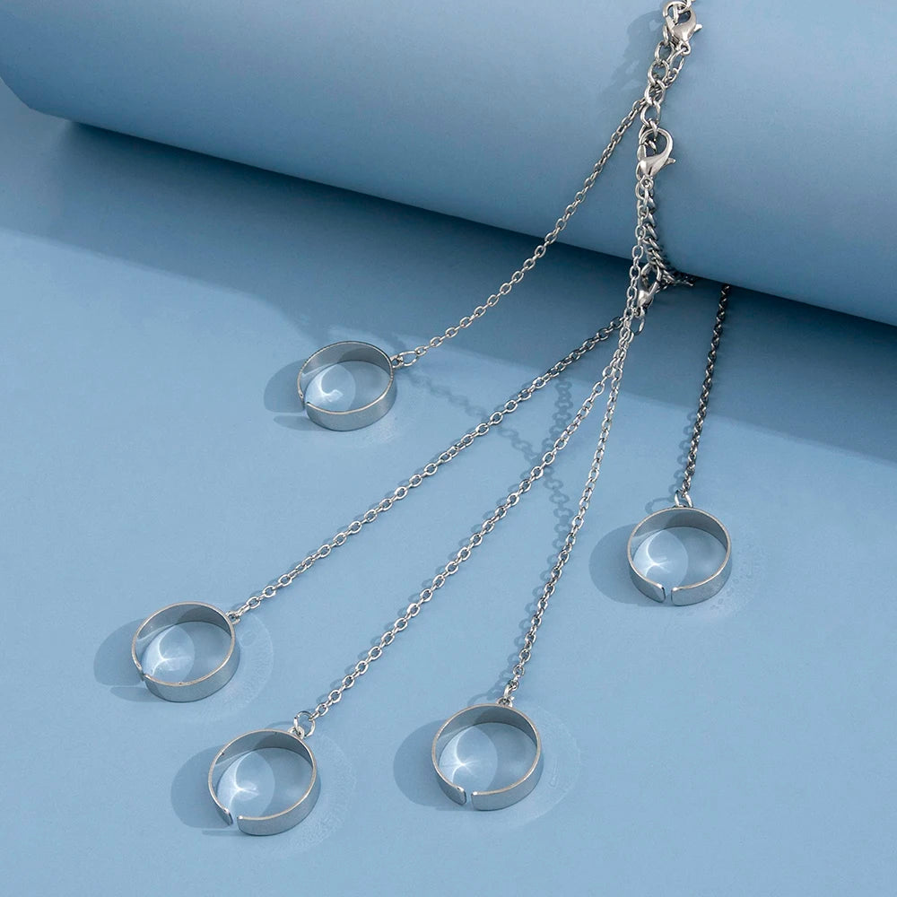 Bague Chaines Gothique