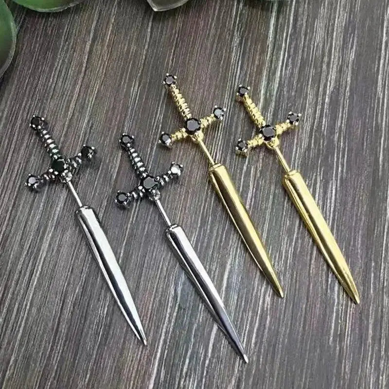 Boucles d’Oreilles Epee Gothiques