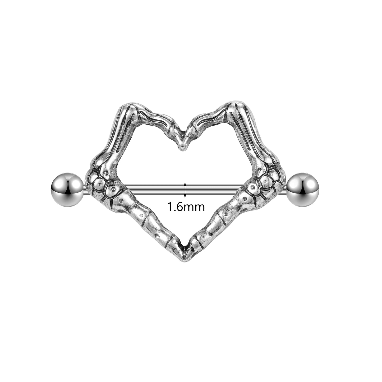 Piercing Téton Coeur