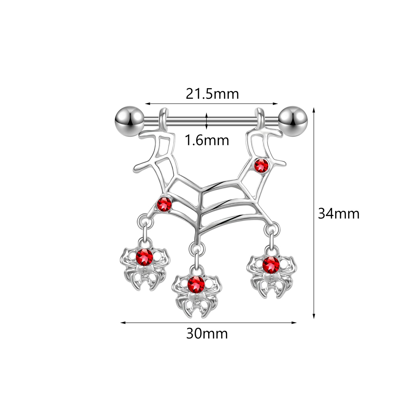 Piercing Téton Araignes
