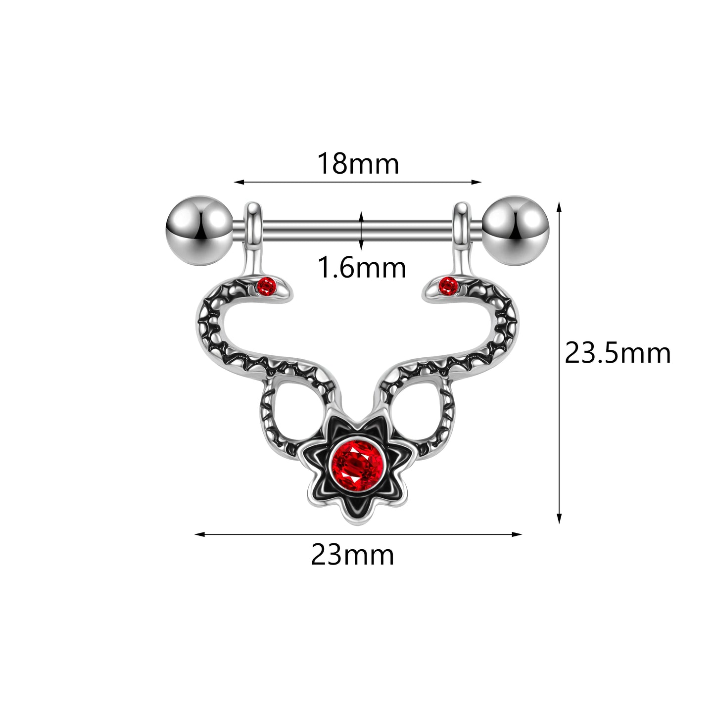 Piercing Téton Pendentif