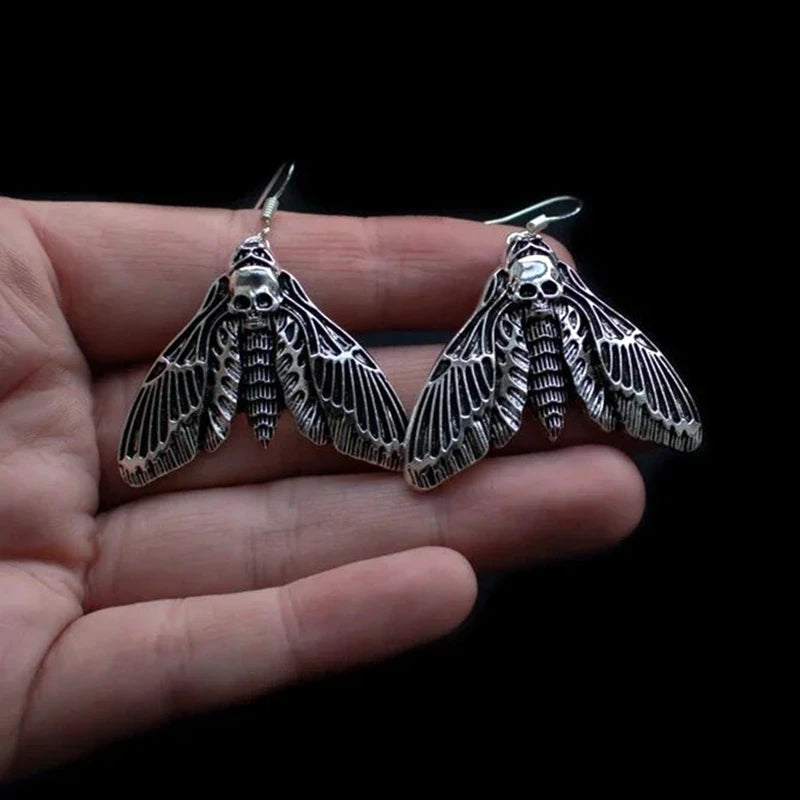 Boucle d'oreilles Gothique Papillon