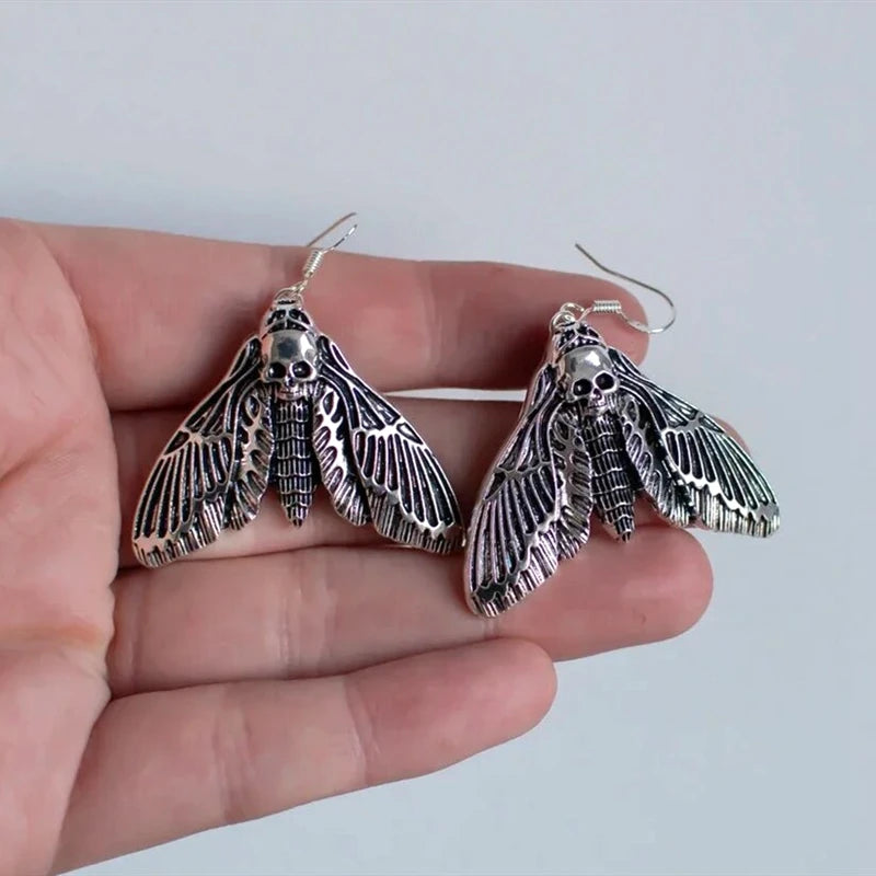 Boucle d'oreilles Gothique Papillon
