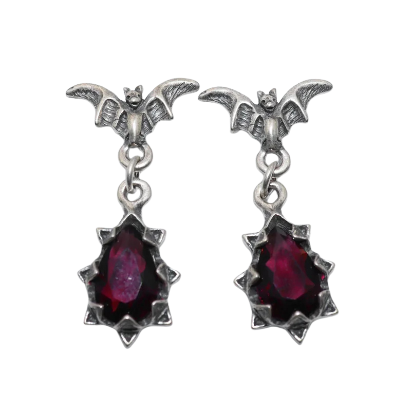 Boucle d'oreilles Gothique Chauves Souris