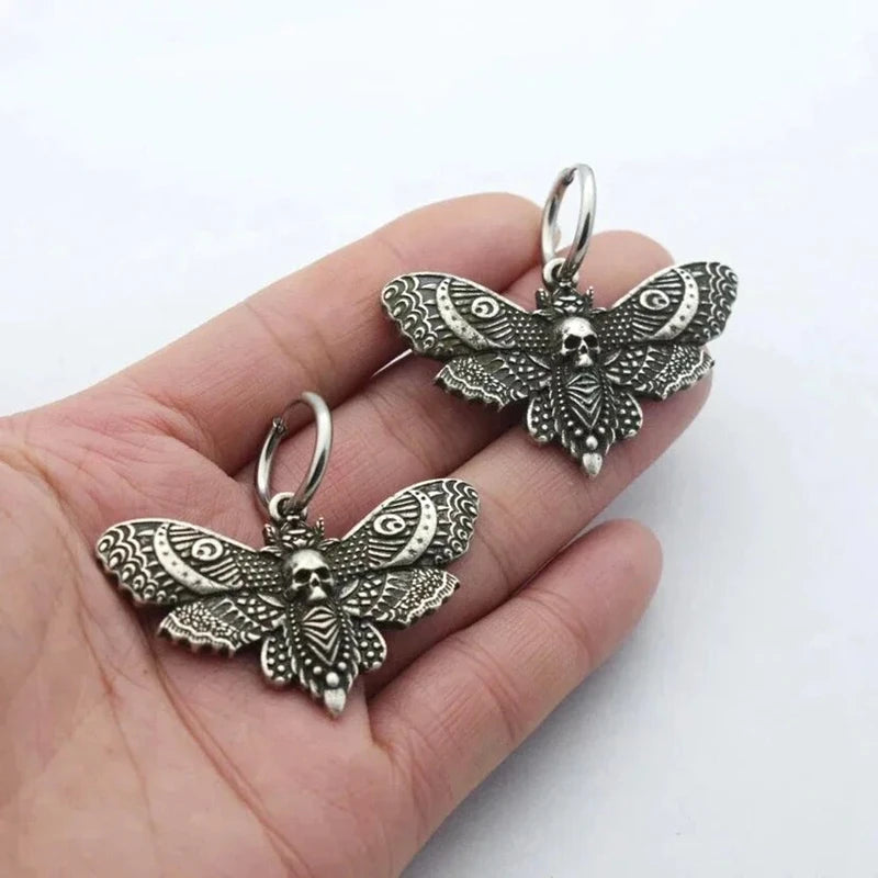 Boucle d'oreilles Gothique Papillon