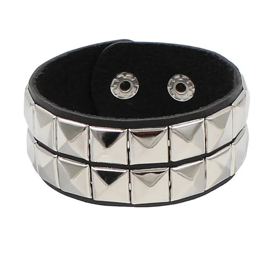 Bracelet Cuir Gothique