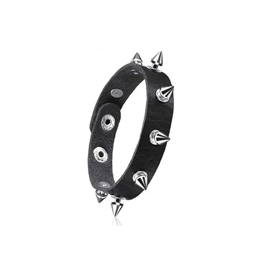 Bracelet Cuir Gothique