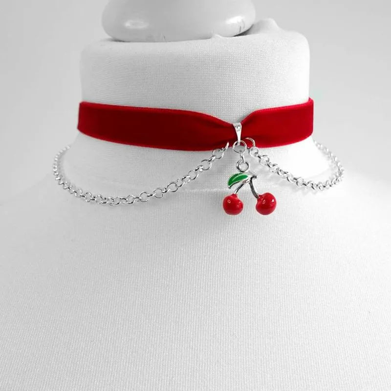 Choker Gothique Cherry