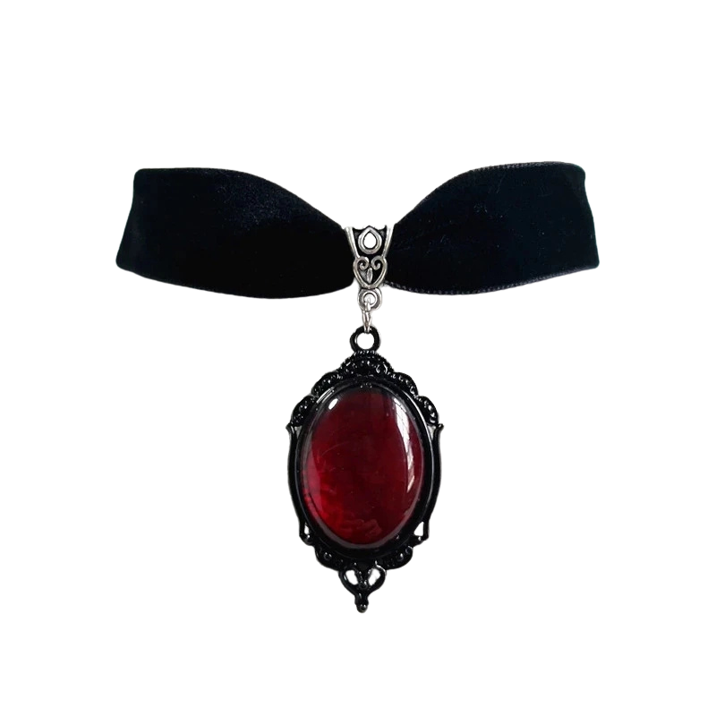 Choker Gothique Velour