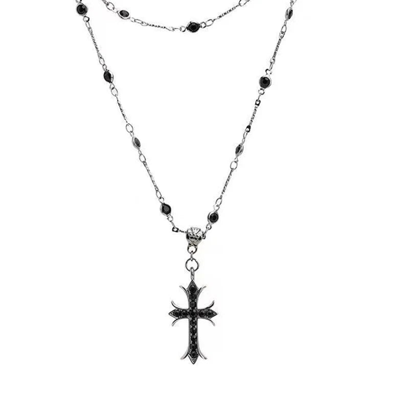 Collier Crucifix Gothique