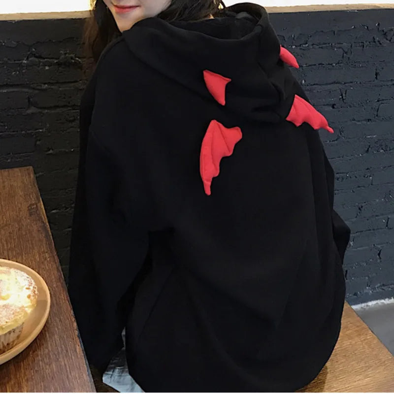 Sweat A Capuche Demon Gothique