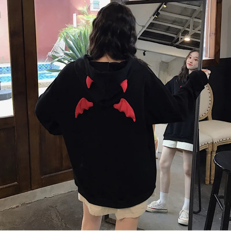 Sweat A Capuche Demon Gothique
