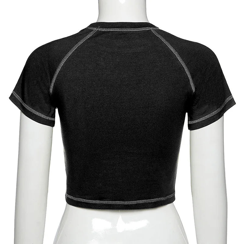 Crop Top Gothique