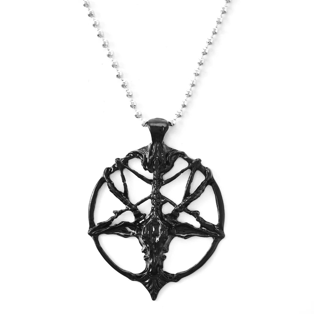 Collier Gothique Pentagrames