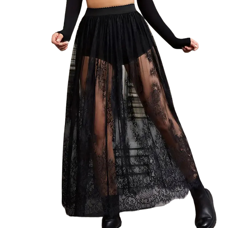 Jupes Transparent Gothique
