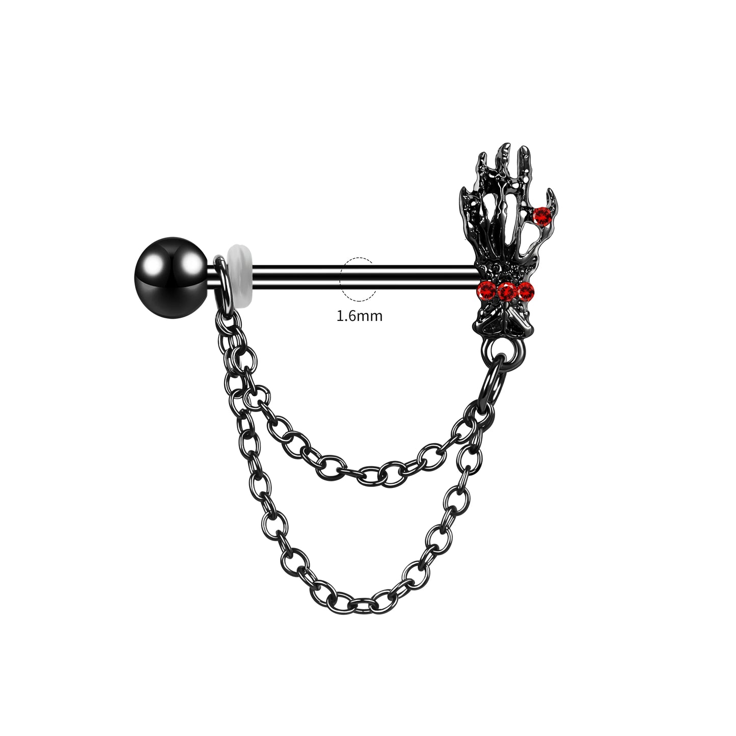 Piercing Téton Chaines