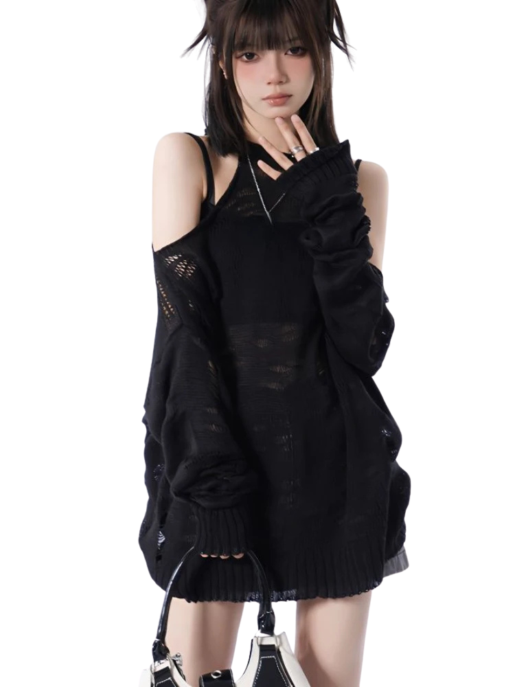 Pull Laine Transparent Gothique