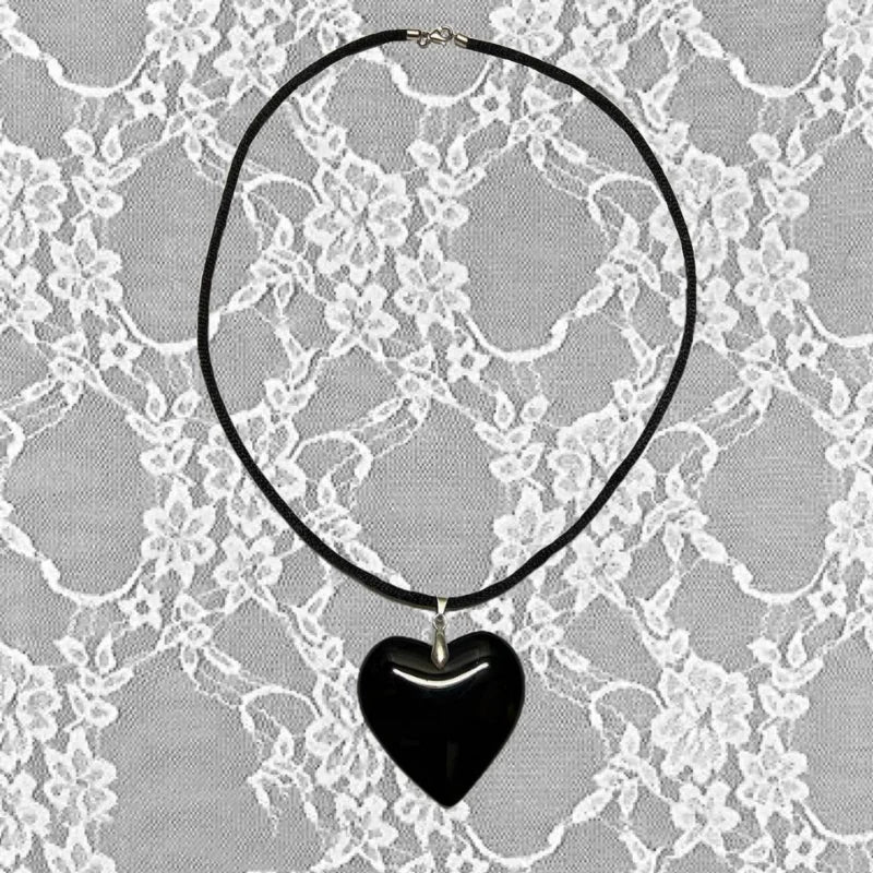 Collier Coeur Gothique