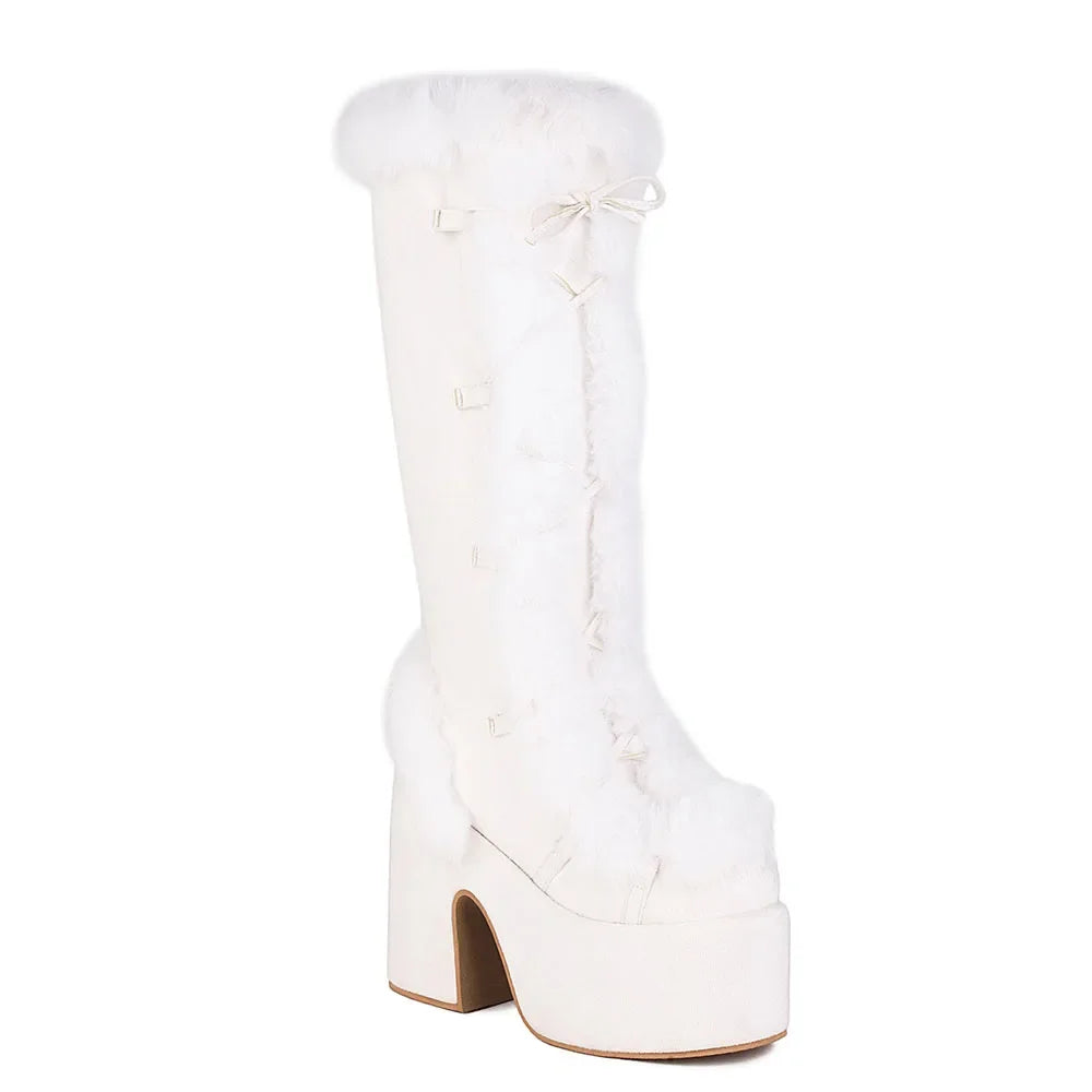 Bottes A Plateformes Montantes