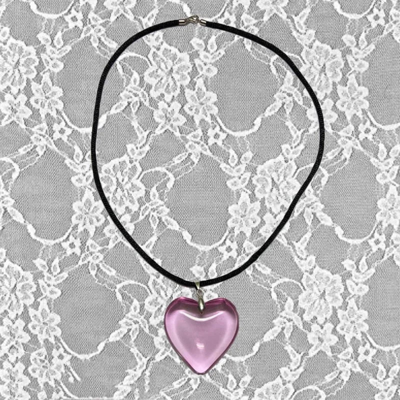 Collier Coeur Gothique