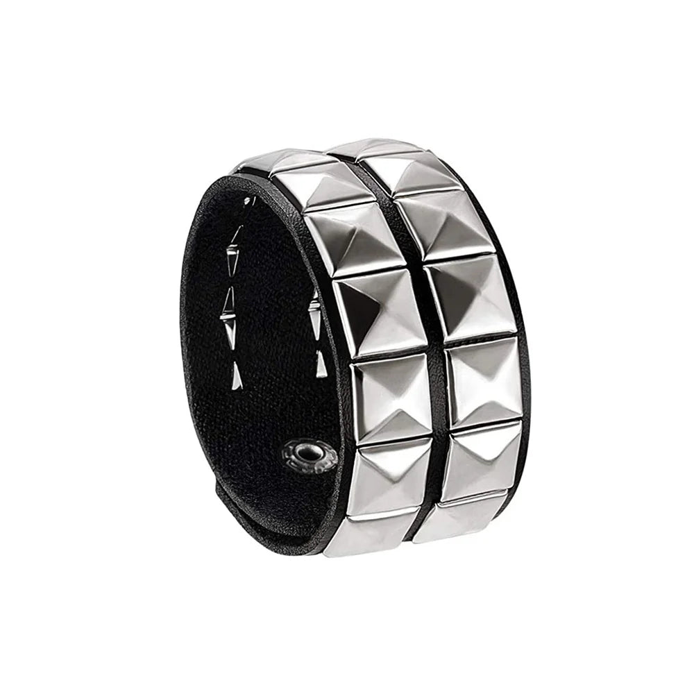 Bracelet Cuir Gothique