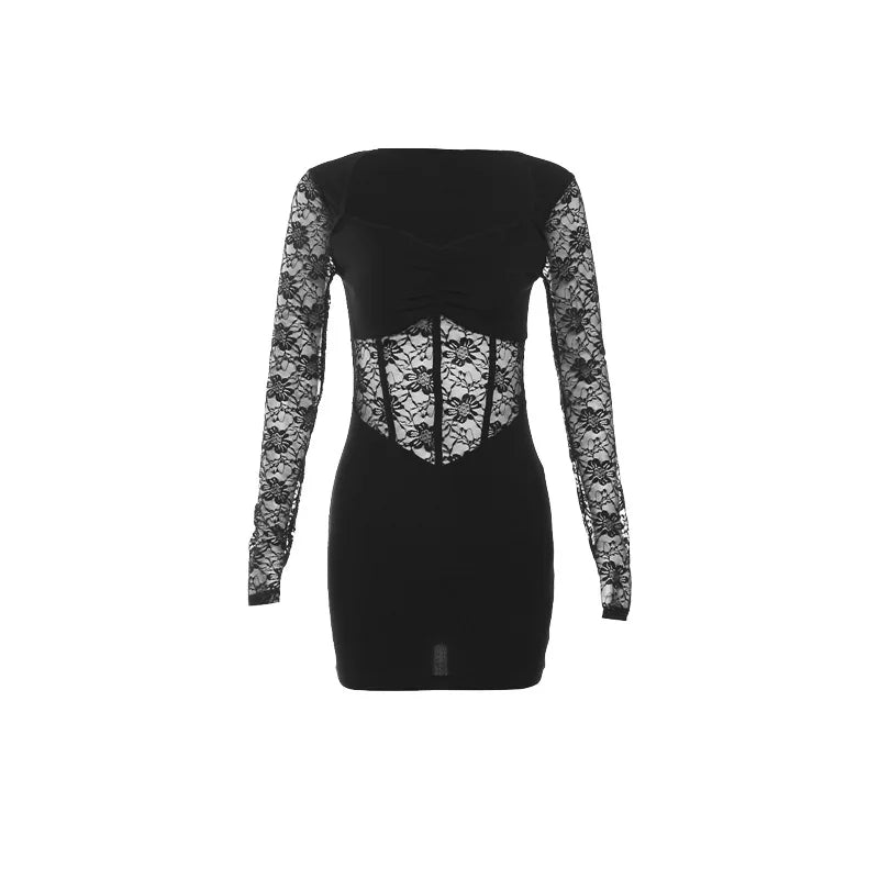 Robe Manche Longue Gothique