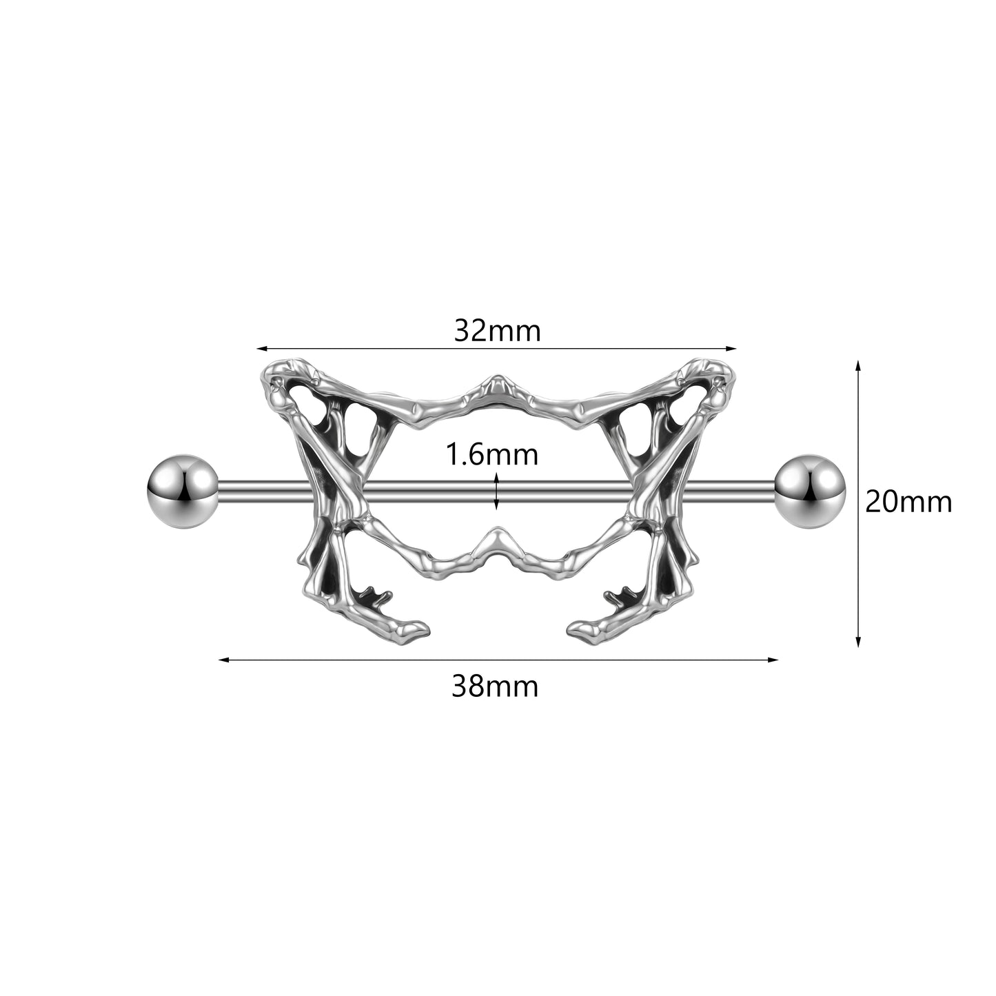 Piercing Téton Araignes