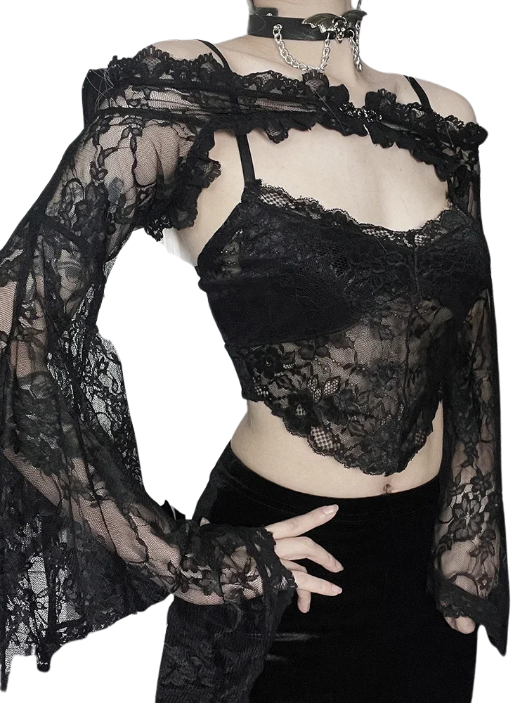 Top Gothique Dentelle
