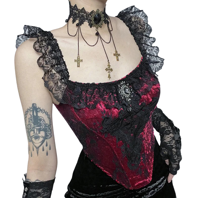 Top Victorien Gothique