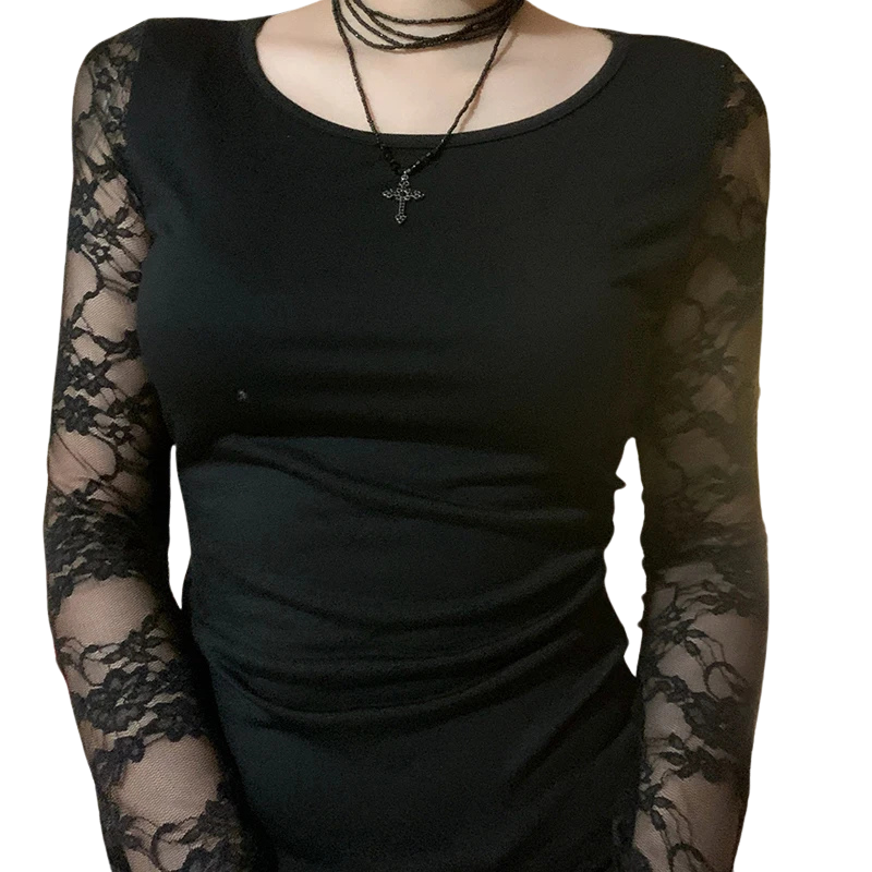 Tshirt Dentelle Gothique